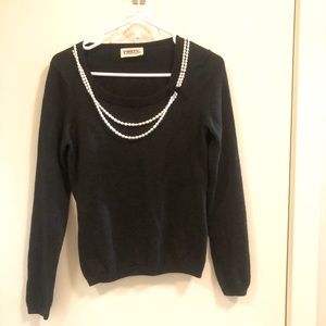 Ports 1961 Wool sweater with real Pearls